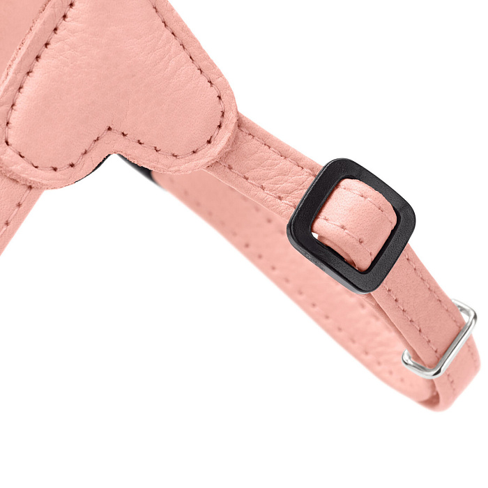 Hunter шлейка для собак Soho Mini XXS-XS (28-34 см), натуральная кожа, розовая