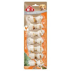 8in1 DELIGHTS XS косточки для мелких собак 7,5 см 7 шт