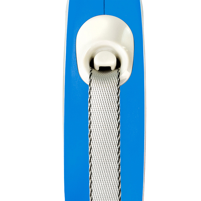 flexi рулетка NEW LINE Comfort L (до 50 кг) лента 8 м серый/синий