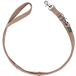 Hunter поводок-перестежка для собак Inari 25 / 200 нейлон бежевый СКИДКА 50%