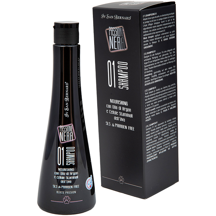 ISB Black Passion 01 Шампунь питательный с аргановым маслом 250 мл