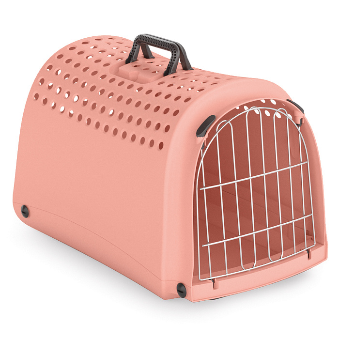 Переноска IMAC LINUS 2ND LIFE для кошек и собак 52,5х32х34,5см цвет коралловый СКИДКА 30%
