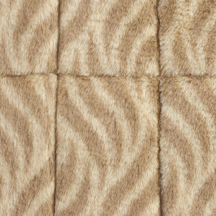 Лежанка MidWest Deluxe Wave Bed для собак и кошек меховая 85,5х56,5х8,5 см, цвет песочный