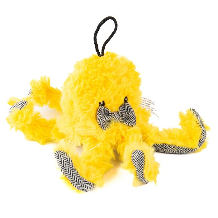 Игрушка Elder Club для собак Медуза желтая 24 см