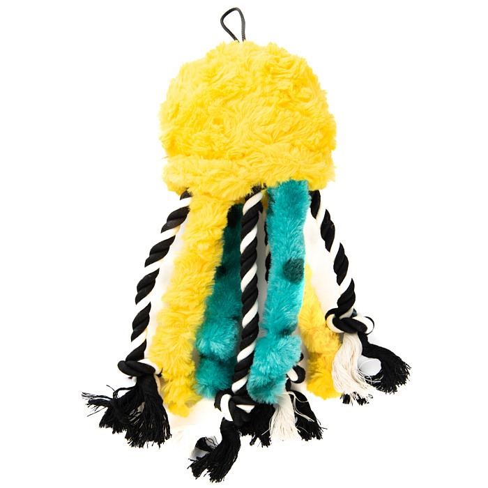 Игрушка Elder Club для собак Медуза разноцветная 26 см