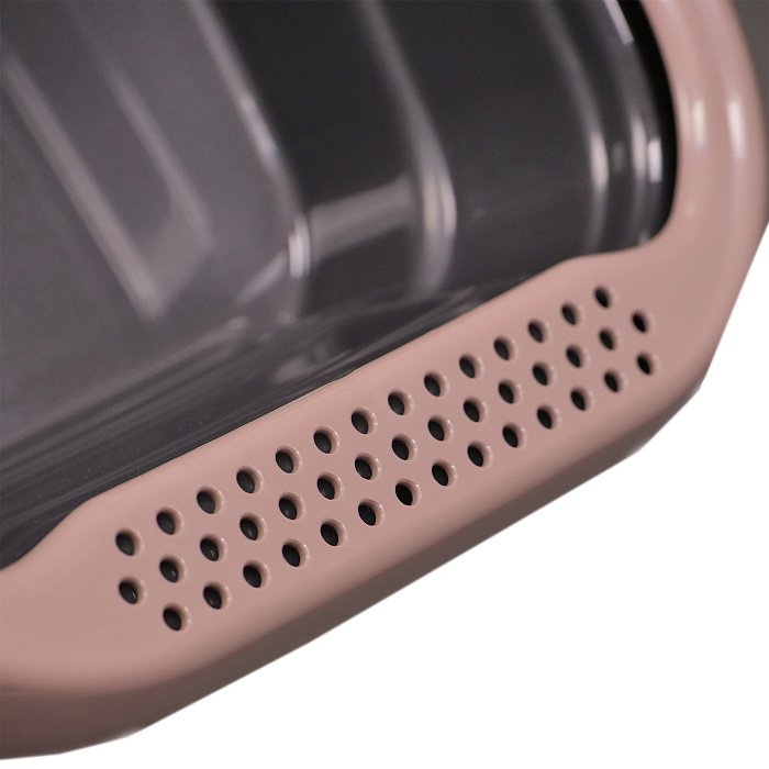 MPS туалет-лоток с бортом NELLA 58x37,5x18h см мокко СКИДКА 50%