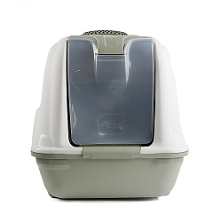 Био-туалет MPS NETTA MAXI для крупных кошек, 66х49х50 см, зелёный