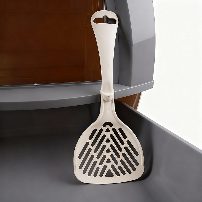 Био-туалет MPS 80'S для кошек с выдвижным лотком 50х40х42см, серый