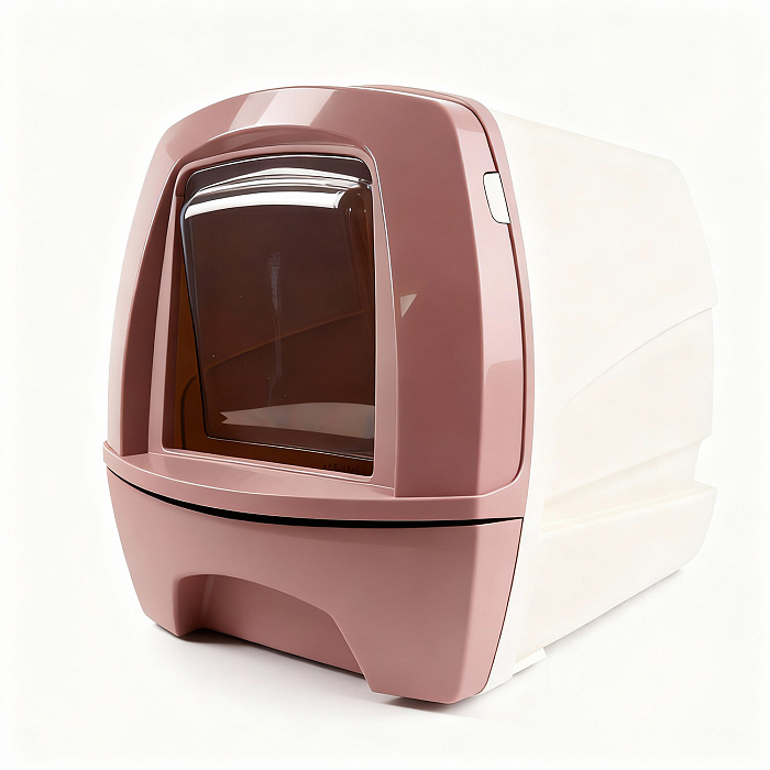 Био-туалет MPS 80'S для кошек с выдвижным лотком 50х40х42см, бежевый