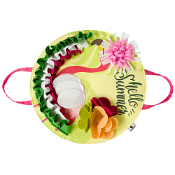 Нюхательная игрушка-сумка Mr.Kranch Фламинго диаметр 50 см СКИДКА 50%