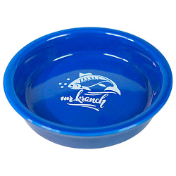 Миска Mr.Kranch керамическая для кошек 200 мл Форель синяя