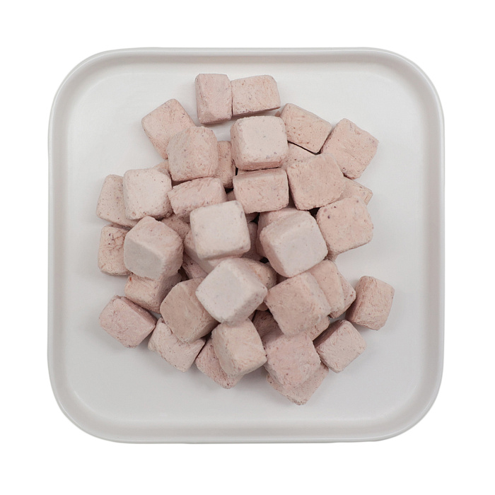 Лакомство Ranova для кошек и собак Сублимированный йогурт микс вкусов: оригинальный, черника, клюква, тыква, 40 г