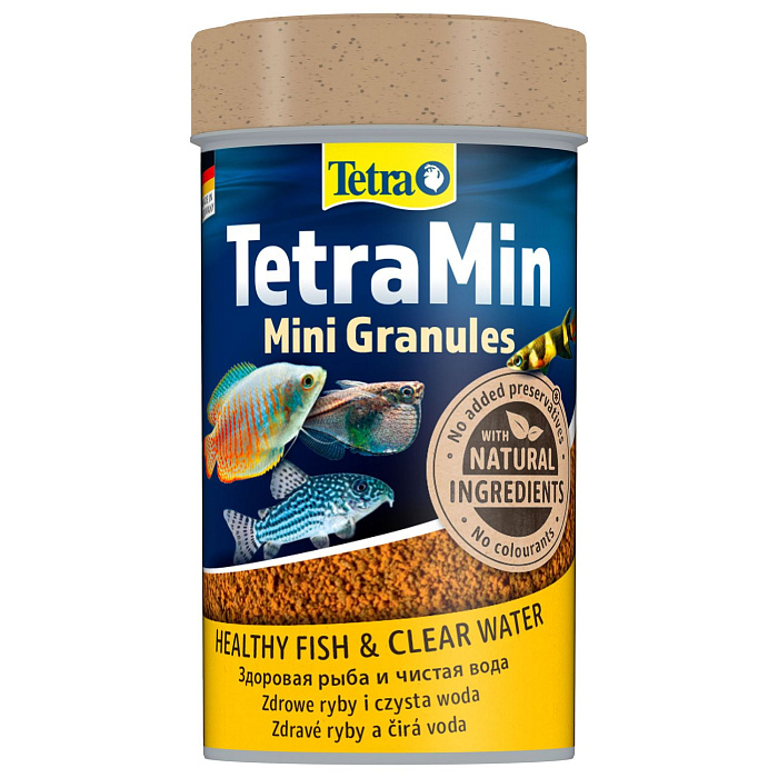 TetraMin Mini Granules корм в mini гранулах для молоди и мелких рыб 100 мл