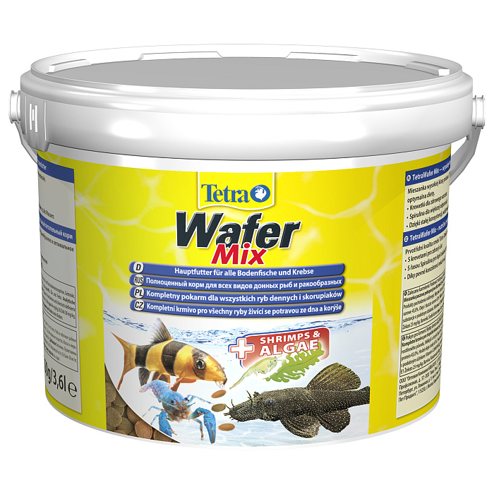 TetraWaferMix корм-чипсы для всех донных рыб 3,6 л