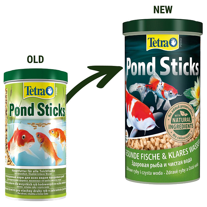 Tetra Pond Sticks корм для прудовых рыб в палочках 1 л