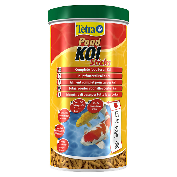 Tetra Pond Koi Sticks основной корм для кои палочки 1 л