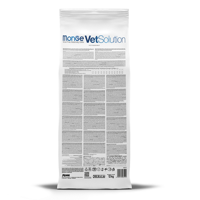 Диетический корм Monge VetSolution Dog Renal and Oxalate Ренал и Оксалат для собак при ХПН 12 кг