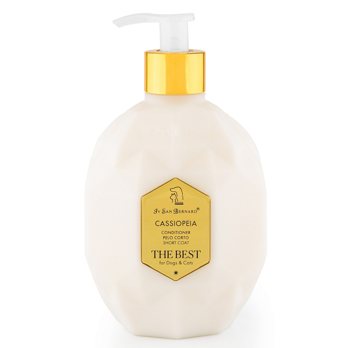ISB The Best line Набор Cassiopeia кондиционер для короткой шерсти 500 мл, шампунь 120 мл + парфюм 2 мл в подарок СКИДКА 40%