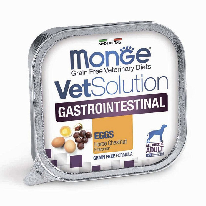 Диетический корм Monge VetSolution Dog Gastrointestinal Гастроинтестинал для собак при заболеваниях ЖКТ 150 г