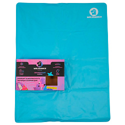 Коврик охлаждающий Mr.Kranch для собак и кошек 50х65 см голубой