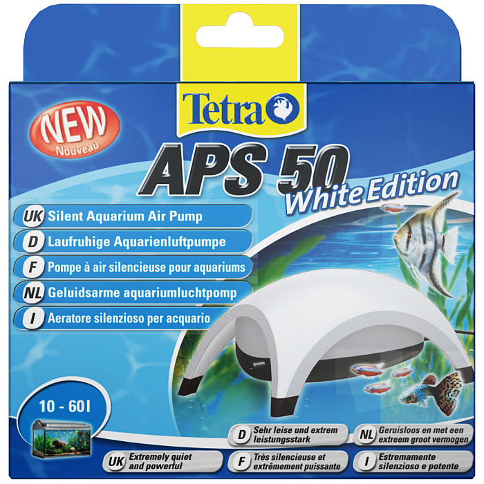 Tetra AРS 50 компрессор для аквариумов 10-60 л белый СКИДКА 50%