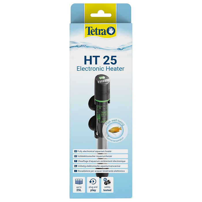 Нагреватель электронный Tetra HT 25 Вт для аквариумов 10-25л
