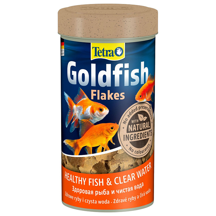 TetraGoldfish корм в хлопьях для всех видов золотых рыбок 250 мл