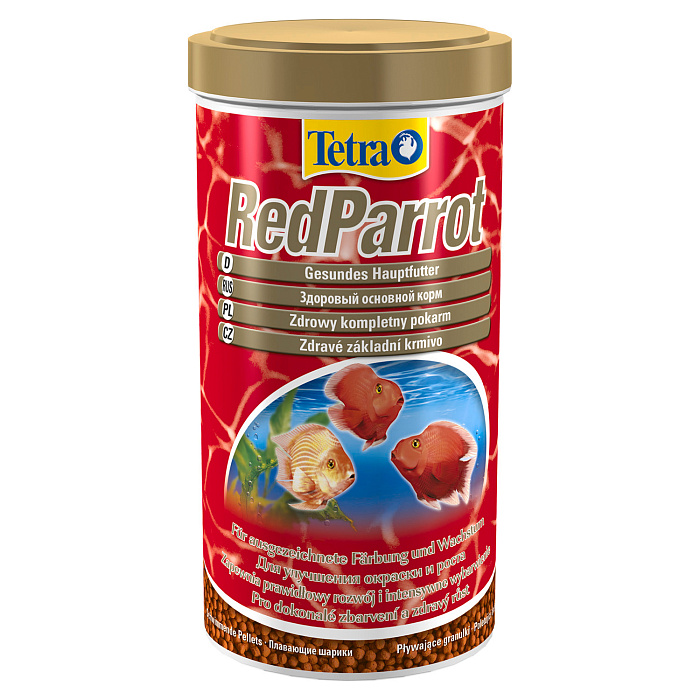 TetraRed Parrot корм для красных попугаев в шариках 1 л