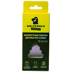 Компостные пакеты Mr.Kranch для выгула собак