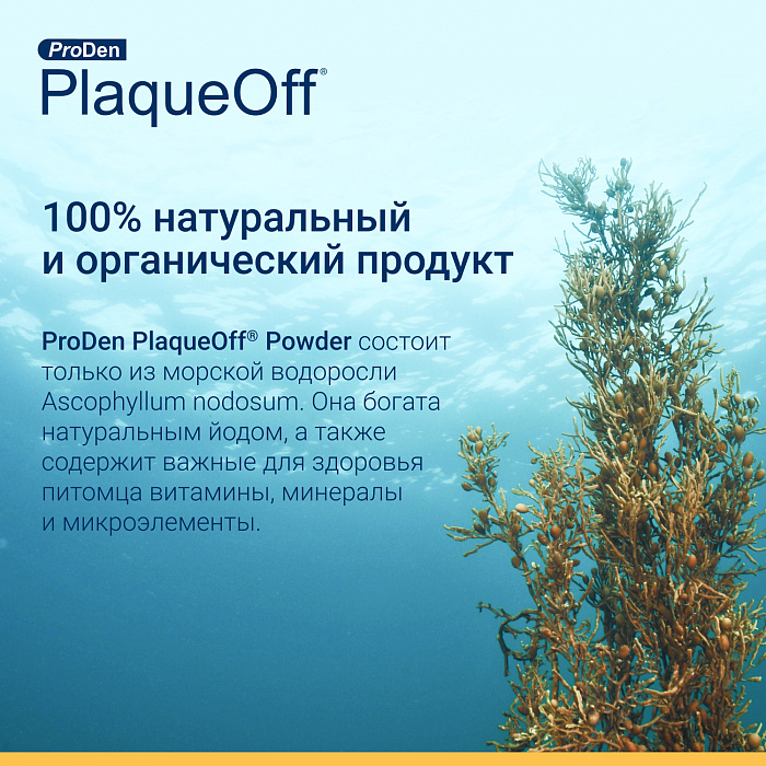 ProDen PlaqueOff средство для профилактики зубного камня у кошек 40 г