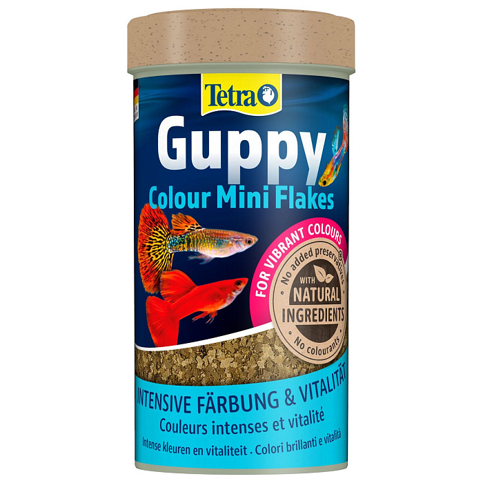 TetraGuppy Colour корм для гуппи для улучшения окраса 250 мл
