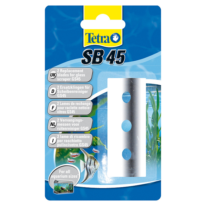 Tetra SB 45 запасные лезвия для скребка 2 шт. СКИДКА 50%