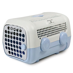 United Pets переноска "A.U.T.O." cm 51 x 37 x h 33, серая/голубая СКИДКА 50%