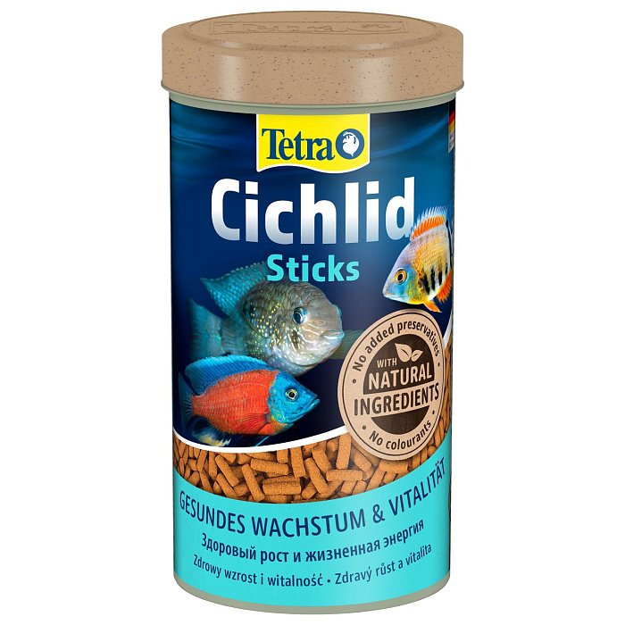 TetraCichlid Sticks корм для всех видов цихлид в палочках 500 мл