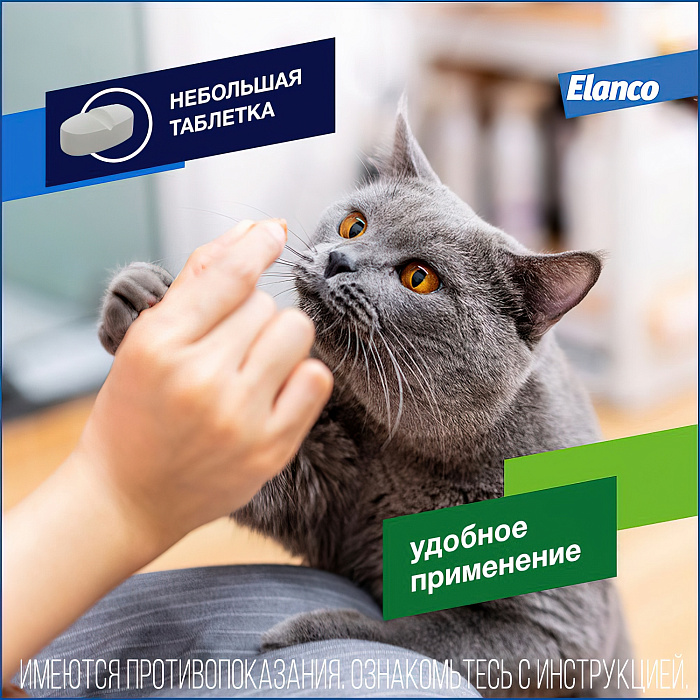 Bayer Дронтал таблетки от гельминтов для кошек 2 таб.