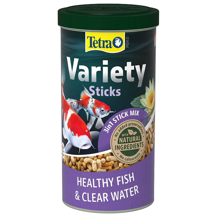 Tetra Pond Variety Sticks корм для прудовых рыб (3 вида палочек) 1 л