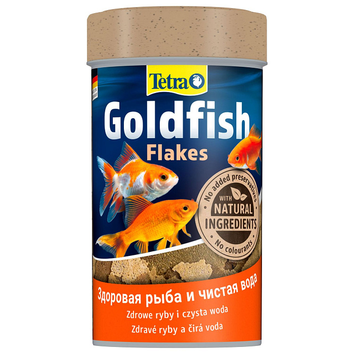 TetraGoldfish корм в хлопьях для всех видов золотых рыбок 100 мл