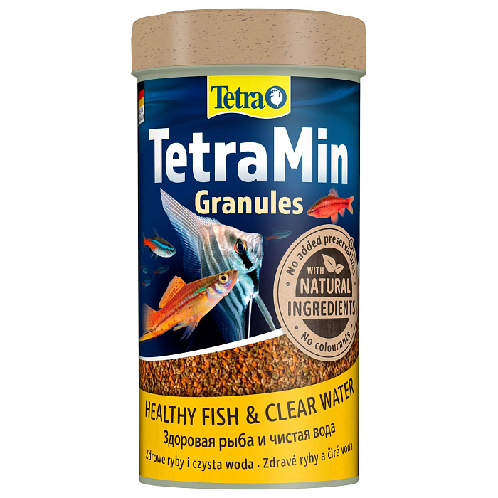 TetraMin Granules корм для всех видов рыб в гранулах 250 мл