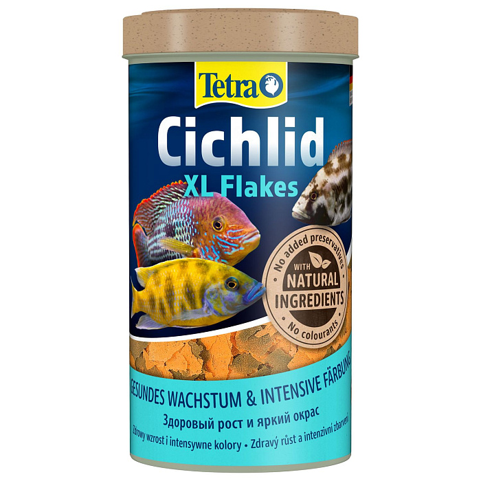 TetraCichlid XL корм для всех видов цихлид, крупные хлопья 500 мл