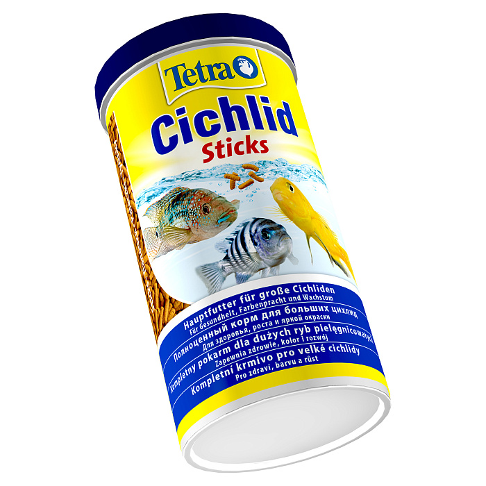 TetraCichlid Sticks корм для всех видов цихлид в палочках 1 л