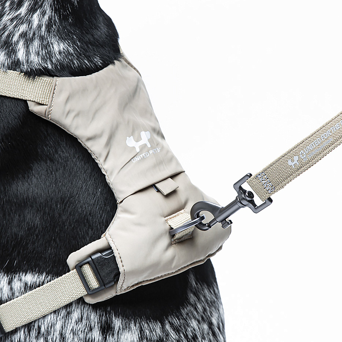 Шлейка United Pets для собак Citylife Y-образная L 25 x 69-98, бежевый
