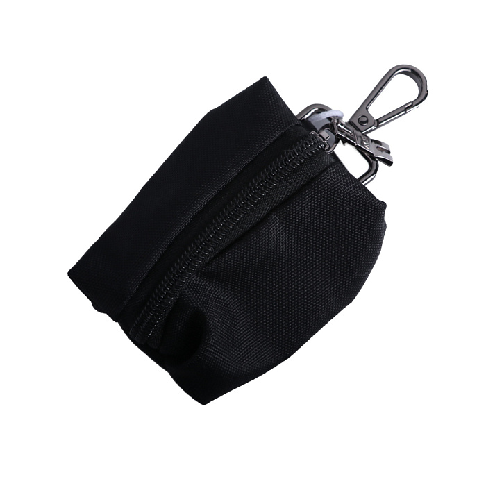 Футляр для пакетиков one size чёрный (8х6х3,5 см)