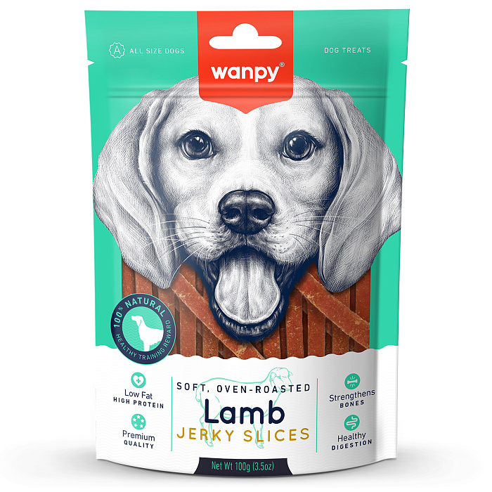 Wanpy Dog соломка из мяса ягненка 100 г