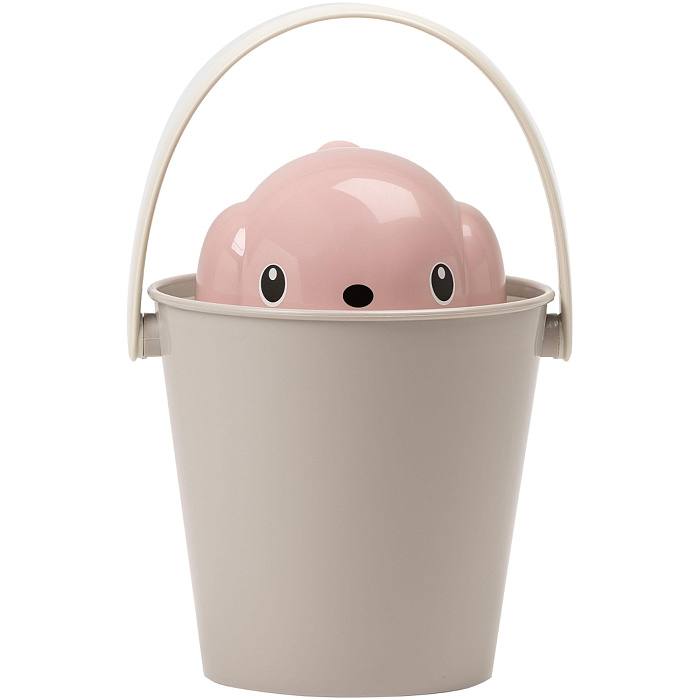 United Pets ведро для сухого корма "Dog-Crock" 7,5 л, серо-розовый, для собак СКИДКА 50%