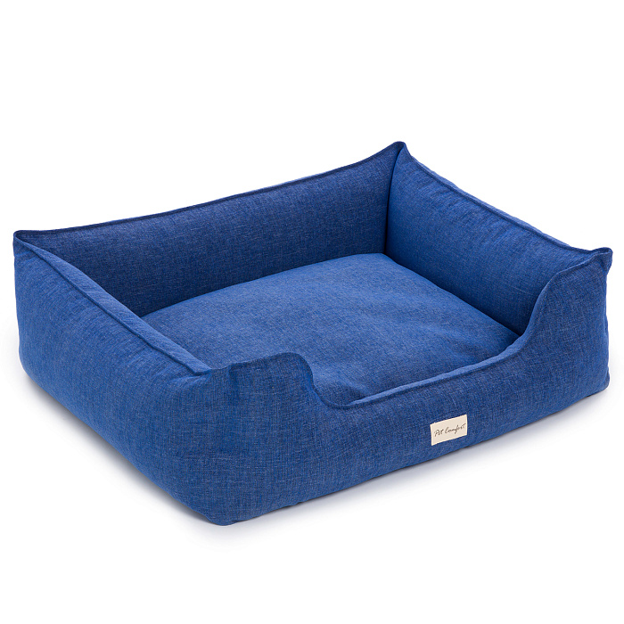 Лежанка Pet Comfort для собак крупных пород, Alpha Mirandus 33, размер L, 85х105 см, синий СКИДКА 50%