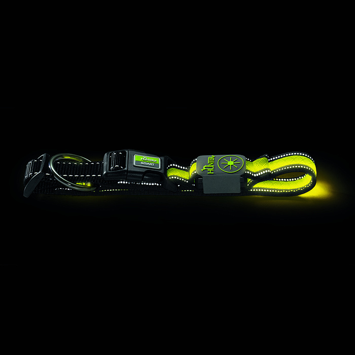 Hunter LED Ошейник Manoa Glow L (55-60)/2,5 желтый СКИДКА 50%