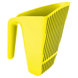 Moderna совочек Scoop & Sift 15x13x13h см отверстия узкие, желтый СКИДКА 50%