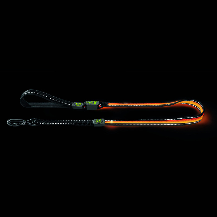 Hunter LED Поводок Manoa Glow 30/120 оранжевый СКИДКА 50%