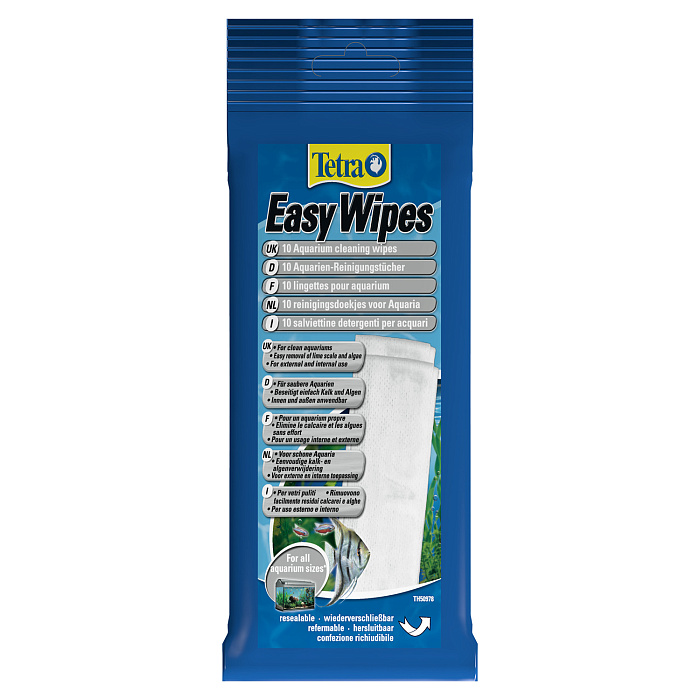 Tetra EasyWipes салфетки для протирки аквариумов СКИДКА 50%