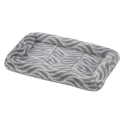 Лежанка MidWest Deluxe Wave Bed для собак и кошек меховая 41х30х6,5 см, серая СКИДКА 20%